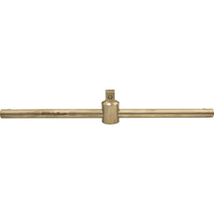 Socket Handles; Tool Type: Sliding T-Handle; Drive Size: 3/8; Overall Length (Decimal Inch): 10; Material: Aluminum Bronze; Head Style: Fixed