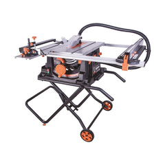 Portable Corded Table Saw: 10" Blade Compatibility