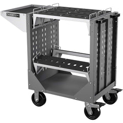 CNC Storage Carts; Style: Capto; Taper Size: Capto C4; Tool Type: CAPTO; Caster Type: Swivel, Fixed; Color: Dark Gray; Tool Capacity: 3600; Material: Steel; Load Capacity (Lb.