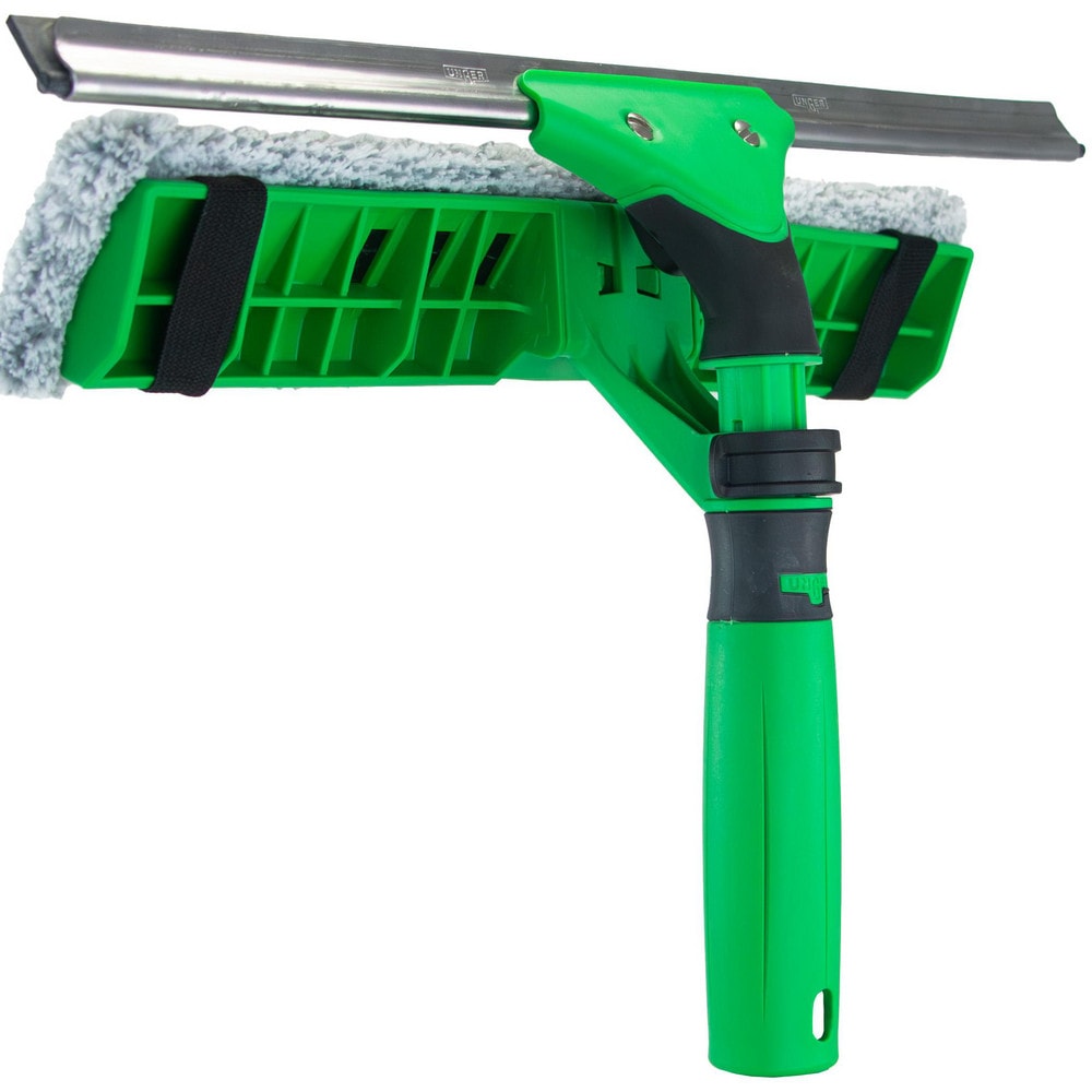 Window Washer & Squeegee: 14.0000" Wide Blade, Straight Frame