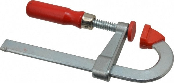 Bar Clamp: 4" Capacity, 2" Throat Depth, 330 lb Clamp Pressure, 6" OAL