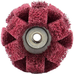 Sanding Stars; Abrasive Type: Non-Woven; Grade: Very Fine; Connector Type: Eyelet; Abrasive Material: Aluminum Oxide; Eyelet Size: 1/4-20; Star Diameter: 2; Color: Blue