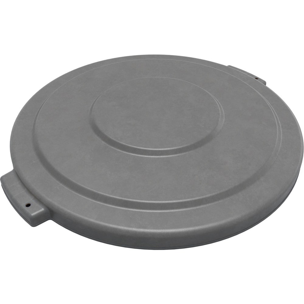 Trash Can & Recycling Container Lids; Lid Type: Flat; Lid Shape: Round; Container Shape: Round; Compatible Container Capacity: 32 Gallon; Color: Gray; Material: HDPE; For Use With: Bronco 32 Gallon Trash Container