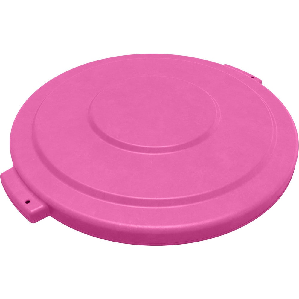 Trash Can & Recycling Container Lids; Lid Type: Flat; Lid Shape: Round; Container Shape: Round; Compatible Container Capacity: 32 Gallon; Color: Pink; Material: HDPE; For Use With: Bronco 32 Gallon Trash Container