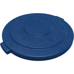 Trash Can & Recycling Container Lids; Lid Type: Flat; Lid Shape: Round; Container Shape: Round; Compatible Container Capacity: 44 Gallon; Color: Blue; Material: HDPE; For Use With: Bronco 44 Gallon Trash Container