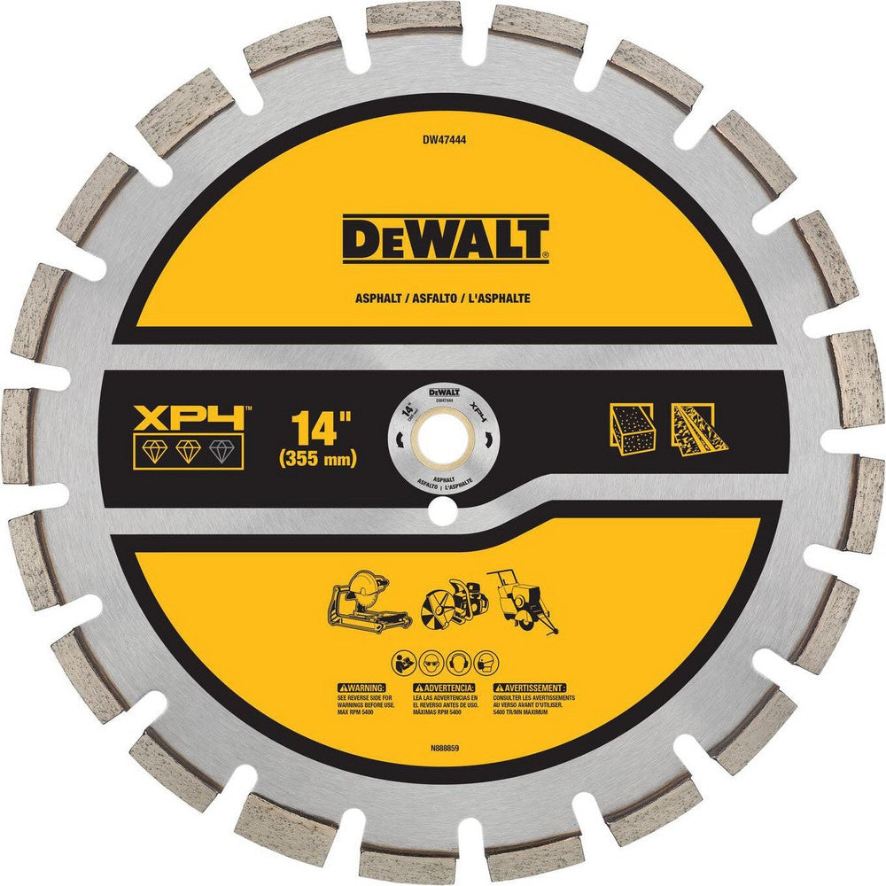 Wet & Dry-Cut Saw Blades; Blade Diameter (Inch): 14; Blade Material: Diamond; Blade Thickness (Inch): 1/8; Arbor Hole Diameter (Inch): 1