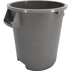 Trash Cans & Recycling Containers; Product Type: Trash Can; Type: Waste Bin Trash Container; Container Capacity: 10.00; Container Shape: Round; Lid Type: No Lid; Container Material: Polyethylene; Color: Gray; Material: Polyethylene