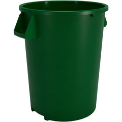 Trash Cans & Recycling Containers; Product Type: Trash Can; Type: Waste Bin Trash Container; Container Capacity: 32.00; Container Shape: Round; Lid Type: No Lid; Container Material: Polyethylene; Color: Green; Material: Polyethylene