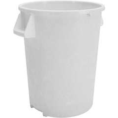 Trash Cans & Recycling Containers; Product Type: Trash Can; Type: Waste Bin Trash Container; Container Capacity: 44.00; Container Shape: Round; Lid Type: No Lid; Container Material: Polyethylene; Color: White; Material: Polyethylene