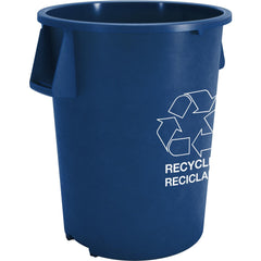 Trash Cans & Recycling Containers; Product Type: Recycling Container; Type: Recycle Container; Container Capacity: 44.00; Container Shape: Round; Lid Type: No Lid; Container Material: Polyethylene; Color: Blue; Material: Polyethylene