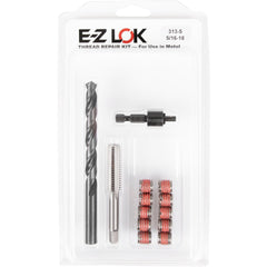 Thread Repair Kits; Kit Type: Thread Repair; Insert Thread Size (Inch): 5/16-18; Includes Drill: Yes; Includes Tap: Yes; Includes Installation Tool: Yes; Includes Tang Removal Tool: No