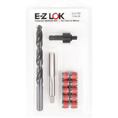 Thread Repair Kits; Kit Type: Thread Repair; Insert Thread Size (Inch): 7/16-20; Includes Drill: Yes; Includes Tap: Yes; Includes Installation Tool: Yes; Includes Tang Removal Tool: No