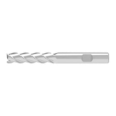 Square End Mill: 18.00 mm Dia, 63.00 mm LOC, 3 Flute, Solid Carbide