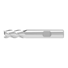 Square End Mill: 18.00 mm Dia, 32.00 mm LOC, 3 Flute, Solid Carbide