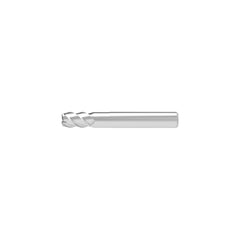 Square End Mill: 15.00 mm Dia, 25.00 mm LOC, 4 Flute, Solid Carbide