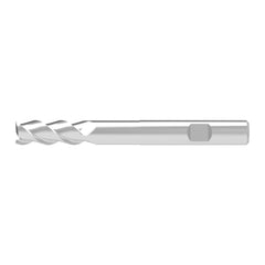 Square End Mill: 15.00 mm Dia, 41.00 mm LOC, 3 Flute, Solid Carbide