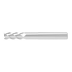 Square End Mill: 20.00 mm Dia, 22.00 mm LOC, 3 Flute, Solid Carbide