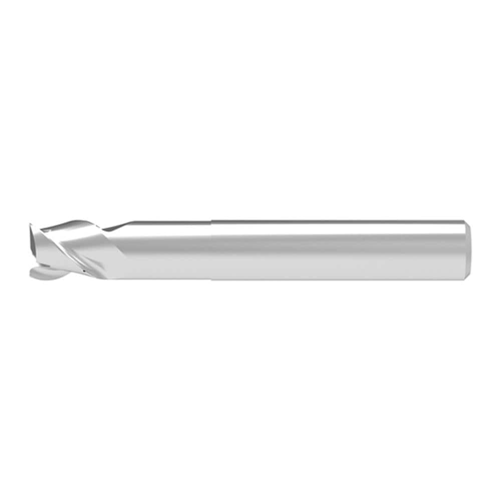 Square End Mill: 20.00 mm Dia, 22.00 mm LOC, 3 Flute, Solid Carbide