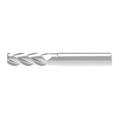 Square End Mill: 20.00 mm Dia, 60.00 mm LOC, 3 Flute, Solid Carbide