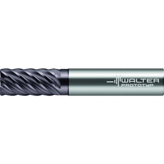 Corner Radius End Mill: 18 mm Dia, 36.00 mm LOC, 1.00 mm Radius, 7 Flute, Solid Carbide