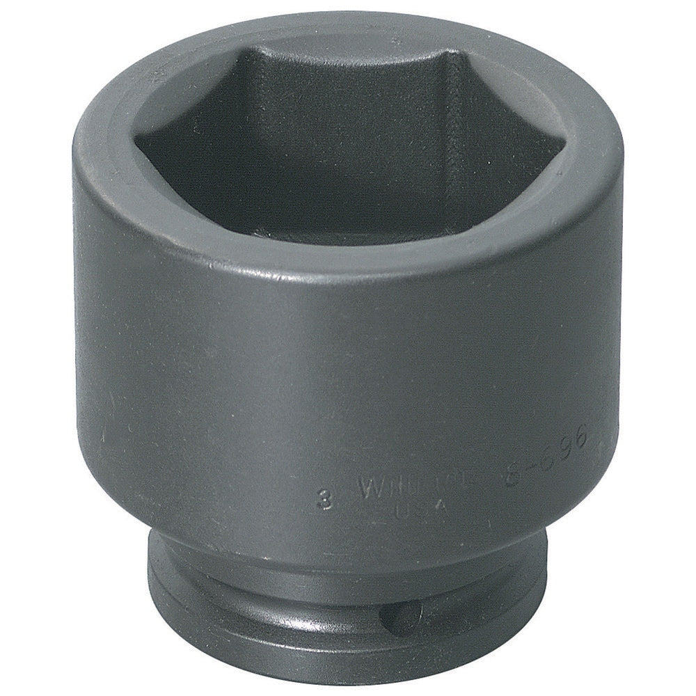 Impact Socket: 1-1/2" Drive, 5" Socket, Hex Drive