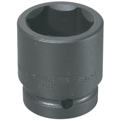 Impact Socket: 1" Drive, 3-1/8" Socket, Hex Drive