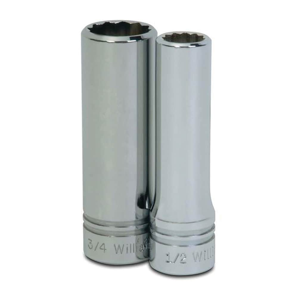 Deep Socket  Hand Socket: 1/2" Drive, 11/16" Socket, 12-Point