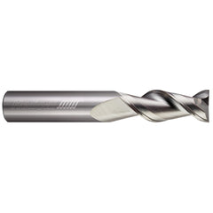 Square End Mill: 2 Flute, Solid Carbide