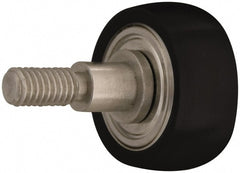 Plain Cam Follower: 0.875" Roller Dia, 0.236" Roller Width, 0.625" Stud Dia