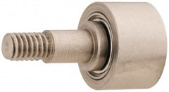 Plain Cam Follower: 0.25" Roller Dia, 0.2" Roller Width, 0.25" Stud Dia