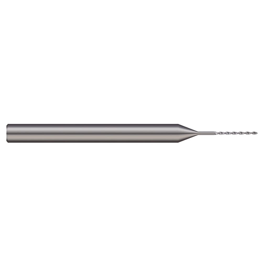 Micro Drill Bit: 0.0110" Dia, 130 deg, Solid Carbide