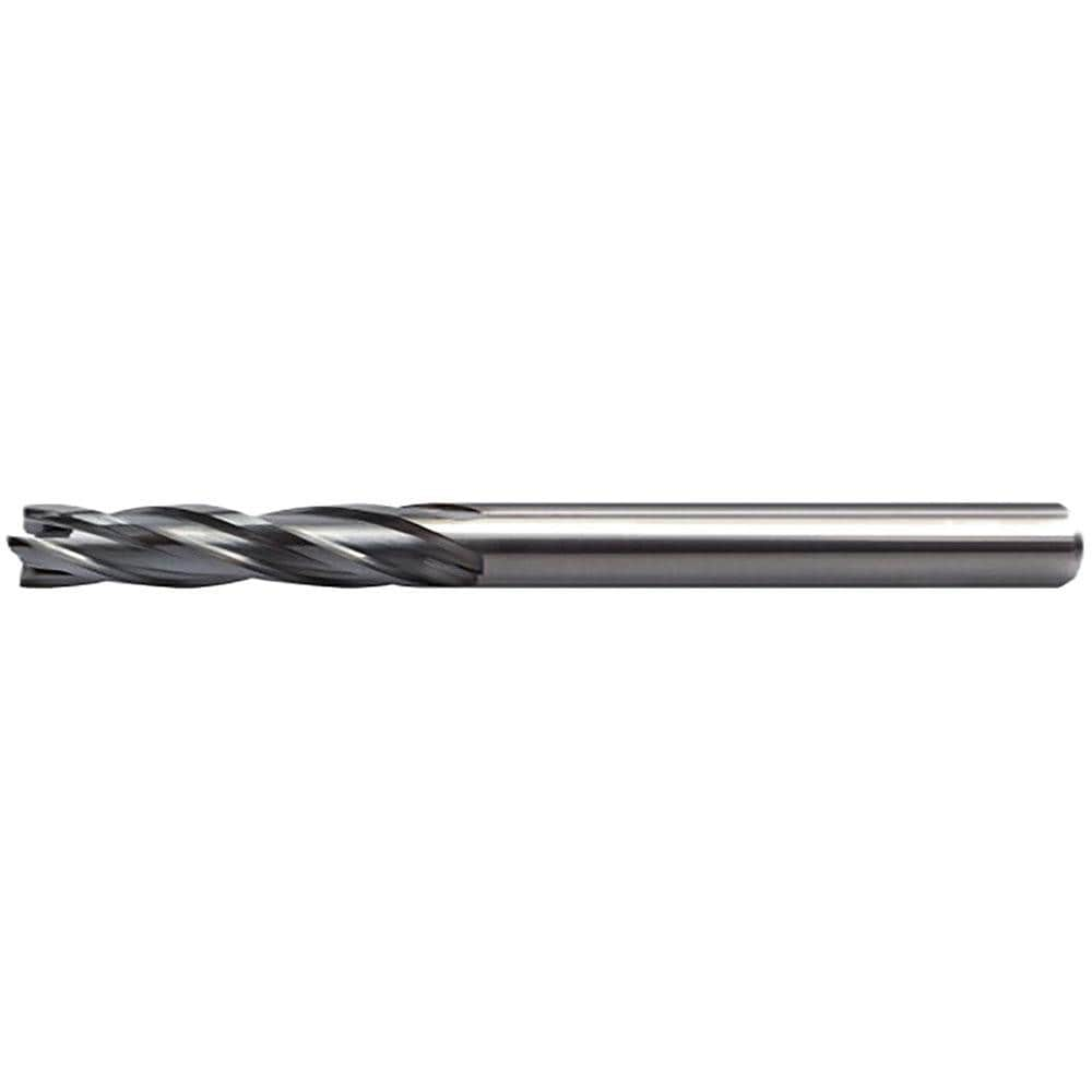 Square End Mill: 0.047" Dia, 0.1410" LOC, 4 Flute, Solid Carbide