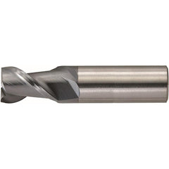 Square End Mill: 0.062" Dia, 0.1860" LOC, 2 Flute, Solid Carbide