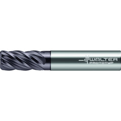 Corner Radius End Mill: 3/4" Dia, 7/8" LOC, 0.0300" Radius, 5 Flute, Solid Carbide