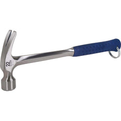 Nail & Framing Hammers; Claw Style: Curved; Head Weight (Lb): 1.375; Head Weight (Oz): 22; Head Material: Steel; Handle Material: Rubber Grip; Face Diameter: 51 mm; Face Surface: Smooth; Handle Length: 184.15 mm