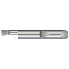 Single Point Threading Tools; Thread Type: Internal, External; Material: Solid Carbide; Profile Angle: 60; Threading Diameter (Decimal Inch): 0.1100; Threading Diameter (mm): 2.80; Cutting Depth (Decimal Inch): 0.2500; Maximum Threads Per Inch: 32