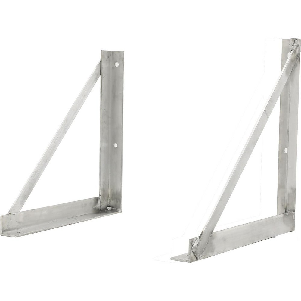 Trailer & Truck Cargo Accessories; Type: L Shape Brackets; For Use With: TC-182448 & TC-182460 Underbody Trailer Tool Cabinets; Material: Aluminum; Length: 18; Width (Inch): 2-1/2