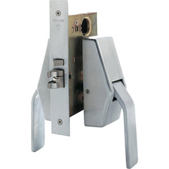 Lever Locksets; Lockset Type: Hospital Push/Pull Latch; Key Type: None; Back Set: 2-3/4; Cylinder Type: None; Material: Metal; Door Thickness: 1-3/4; Finish: Satin Stainless Steel