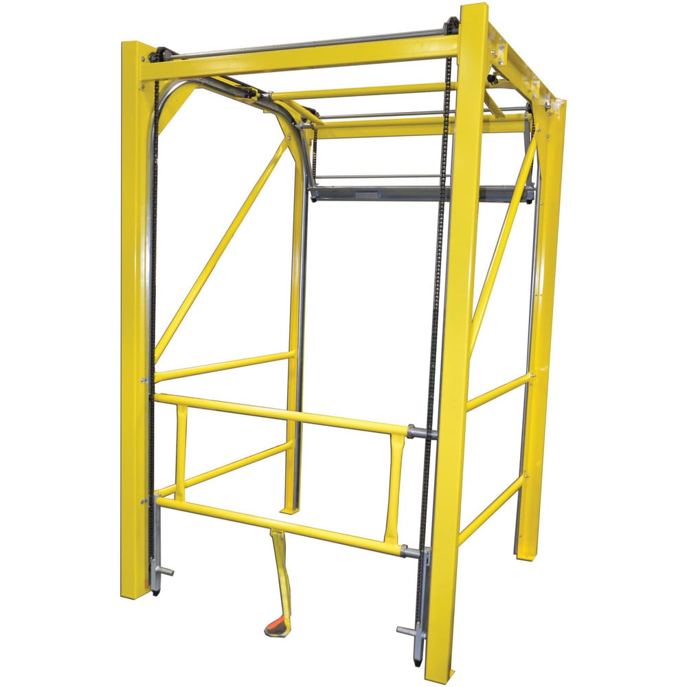 Rail Safety Gates; Material: Steel; Overall Width: 70 in; Width (Inch): 70; Self Closing: No; Color: Safety Yellow