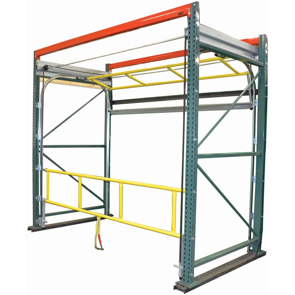 Rail Safety Gates; Material: Steel; Overall Width: 106 in; Width (Inch): 106; Self Closing: No; Color: Safety Yellow