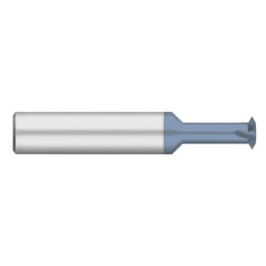 Single Profile Thread Mills; Maximum Threads Per Inch: 48; Minimum Pitch (Decimal Inch): 0.0556; Minimum Pitch (mm): 0.06; Minimum Threads Per Inch: 16; Maximum Pitch (Decimal Inch): 0.0208; Material: Solid Carbide; Thread Type: Internal, External