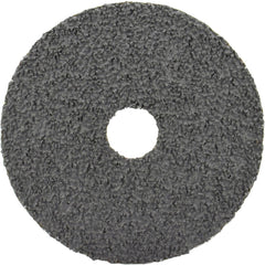 Fiber Disc:  4" Disc Dia, Arbor Hole, 60 Grit, Ceramic Alumina