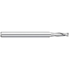 Corner Radius End Mill: 3/32" Dia, 0.279" LOC, 0.0050" Radius, 2 Flute, Solid Carbide