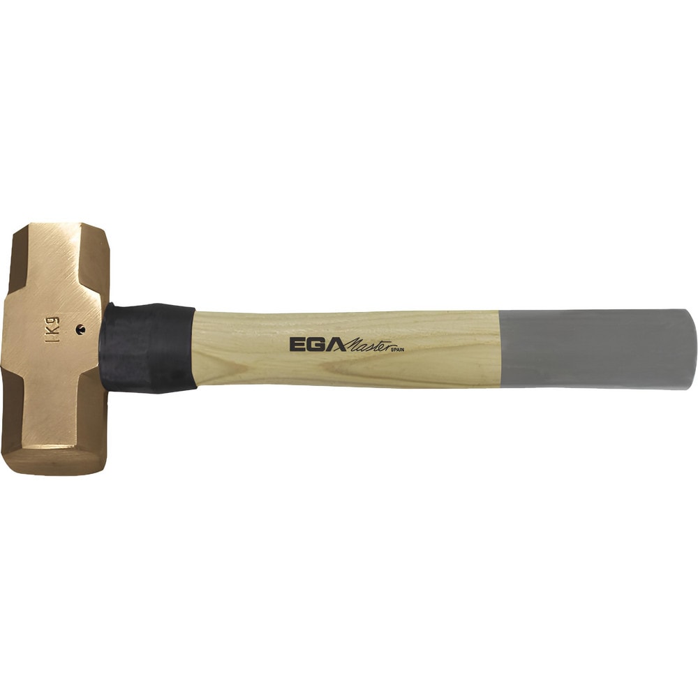 Sledge Hammers; Head Weight (Lb): 6.6139; Tool Type: Sledge Hammer; Head Material: Beryllium Copper; Head Weight Range: 6 to 9.9 Lb; Handle Material: Hickory; Overall Length Range: 25 to 35.9