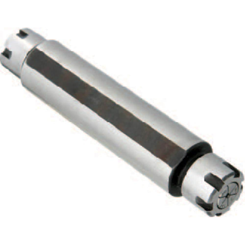 Collet Chuck: 0.2810 to 0.2810" Capacity, ER Collet, Straight Shank -