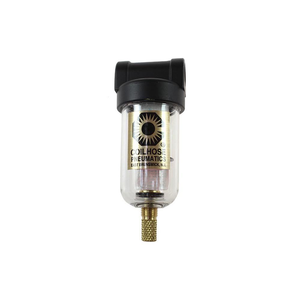 Miniature Compressed Air Filter: 1/4" NPT Port