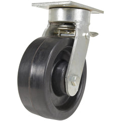 Caster Wheels; Wheel Diameter (Inch): 8; Mount Type: Plate; Wheel Width (Inch): 3