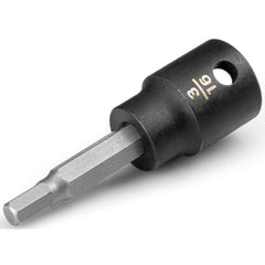 Impact Hex & Torx Bit Sockets; Drive Size: 3/8; Hex Size (Inch): 3/16; Bit Length (Decimal Inch): 1.16