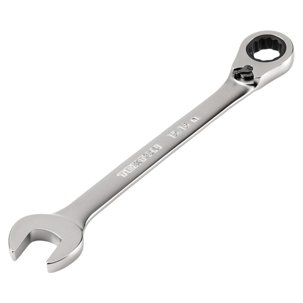 Combination Wrench: 15/16" Head Size, 15 deg Offset