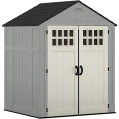 Sheds; Shed Type: Vertical Storage Shed; Overall Width: 75 in; Overall Depth: 65.25 in; Overall Height: 92.75 in; Overall Capacity: 201 ft¬≥; Material: Resin; Color: Gray